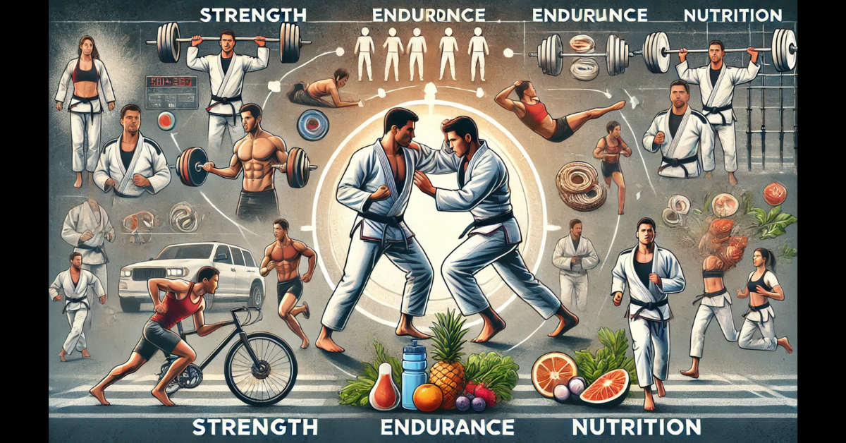 Combining a comprehensive fitness regimen with a balanced diet is essential for Jiu-Jitsu athletes striving for peak performance.