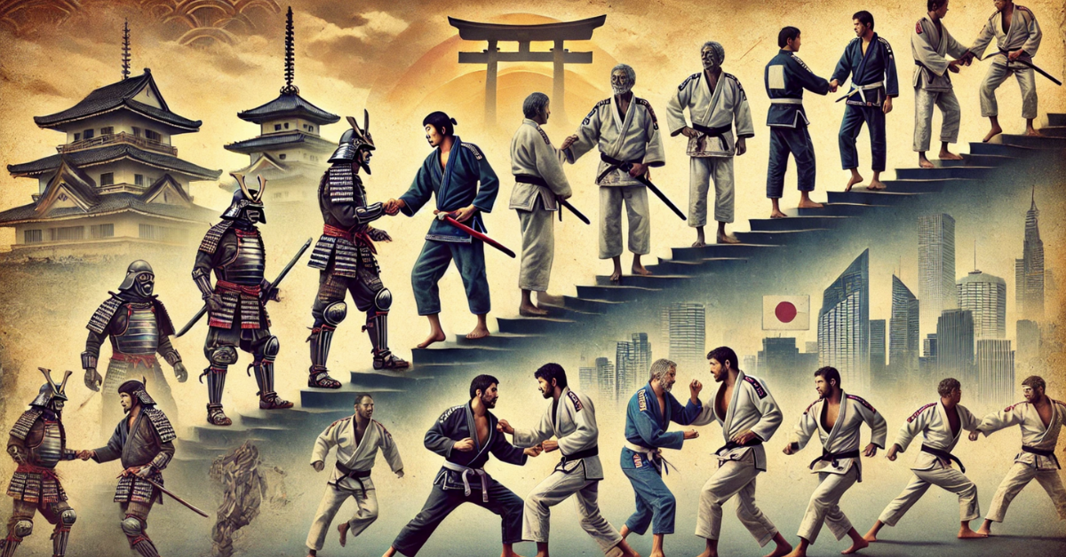 The evolution of Jiu Jitsu from the battlefields of feudal Japan to the global stage of modern martial arts is now known worldwide.